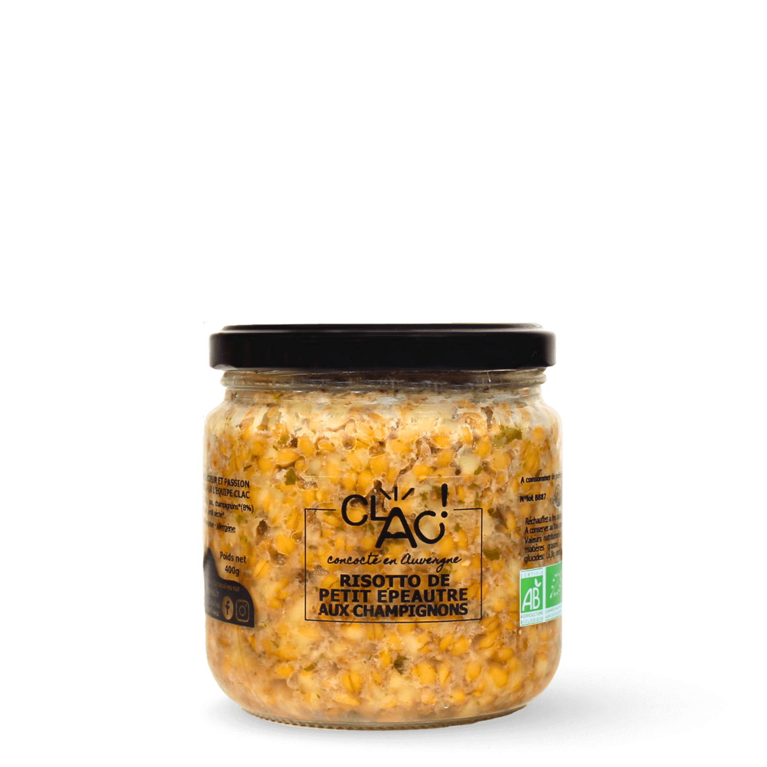 Risotto de petit épeautre aux champignons