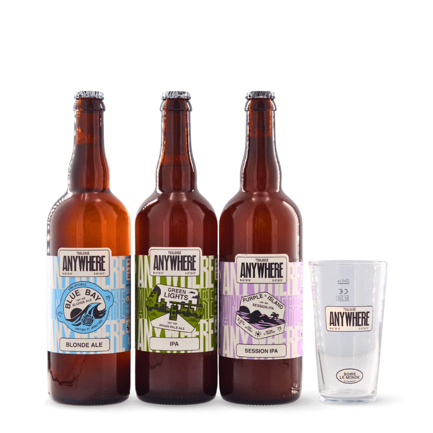 Pack Découverte Anywhere + Verre Offert
