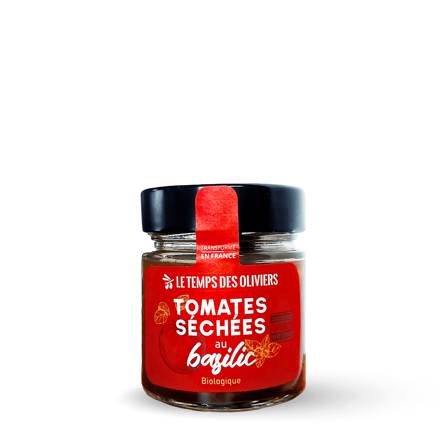 Tomates séchées au basilic