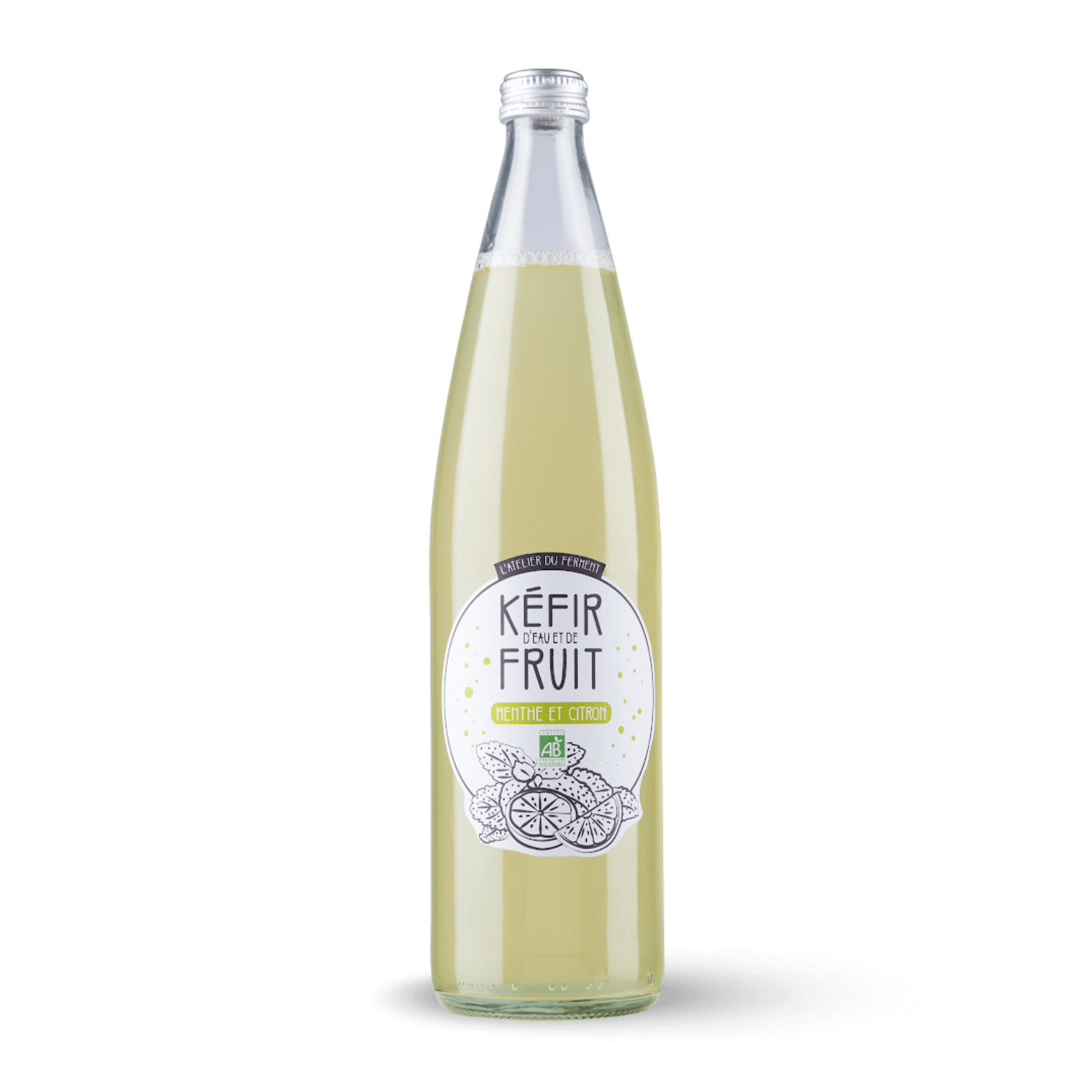 Kéfir d'eau et de fruits - Menthe & Citron