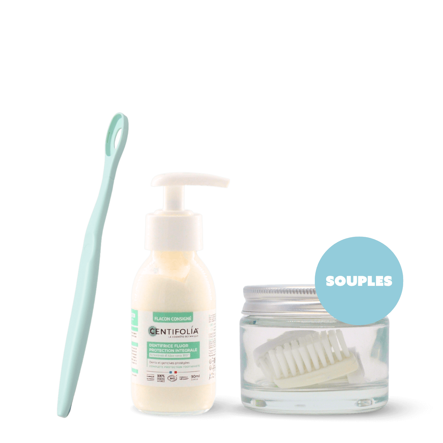 Pack hygiène bucco-dentaire Centifolia & Le Fourgon