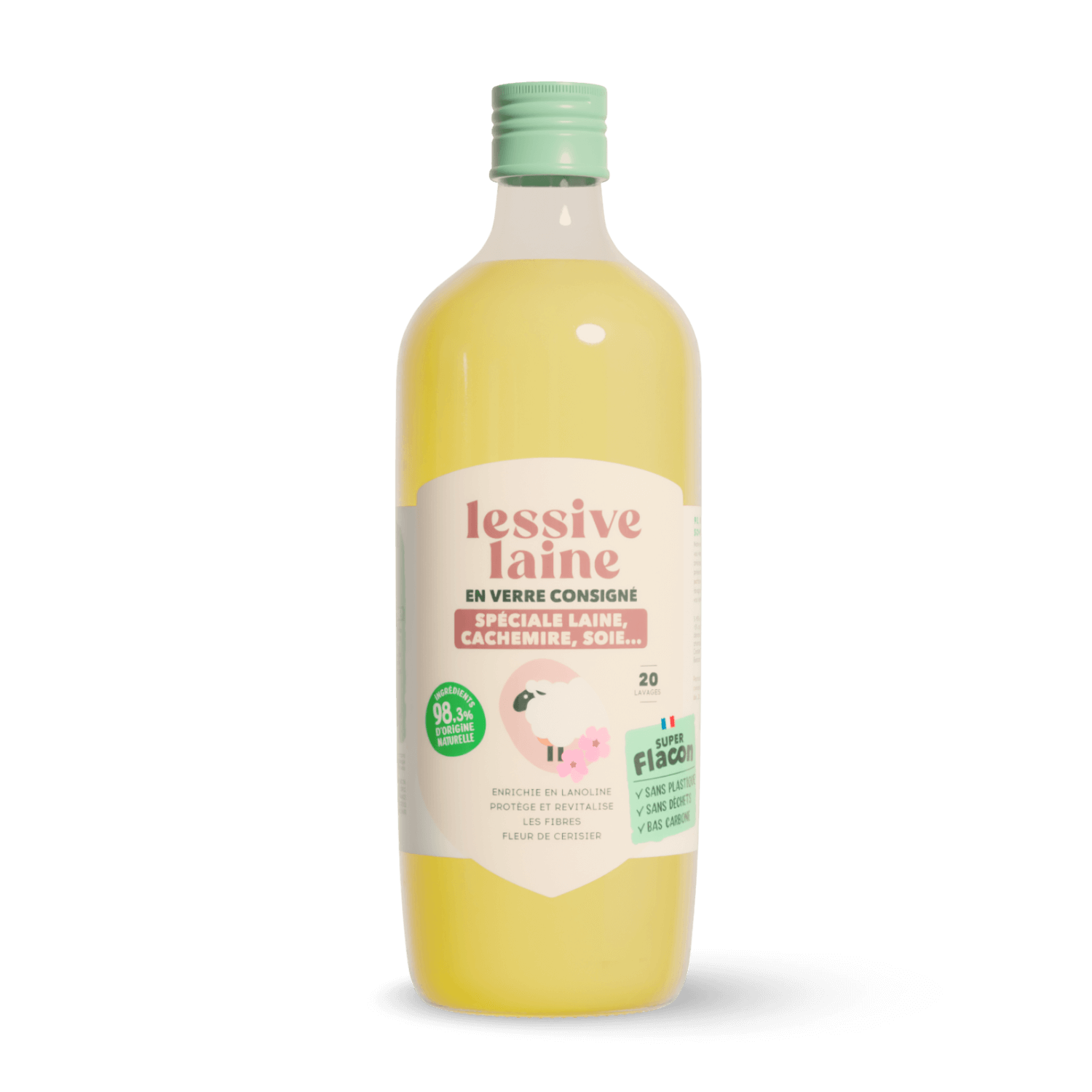 Lessive laine, cachemire & soie