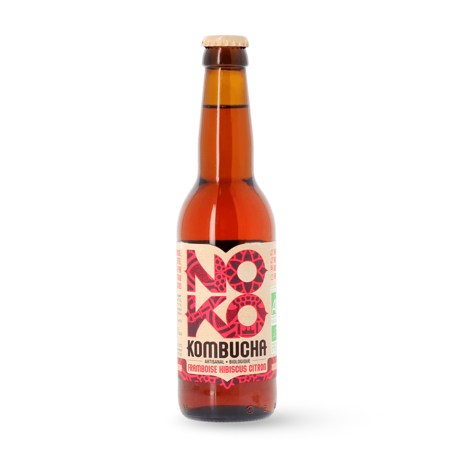 Kombucha NOKO Framboise Hibiscus