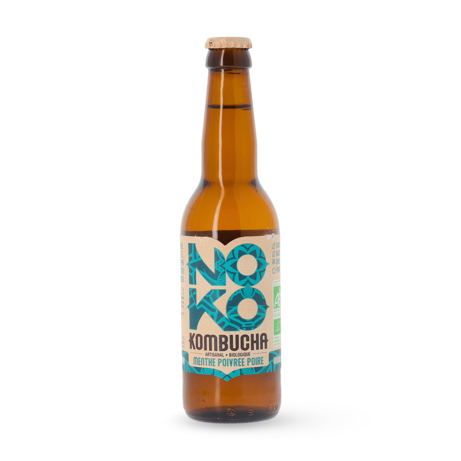 Kombucha NOKO Menthe Poivrée Poire