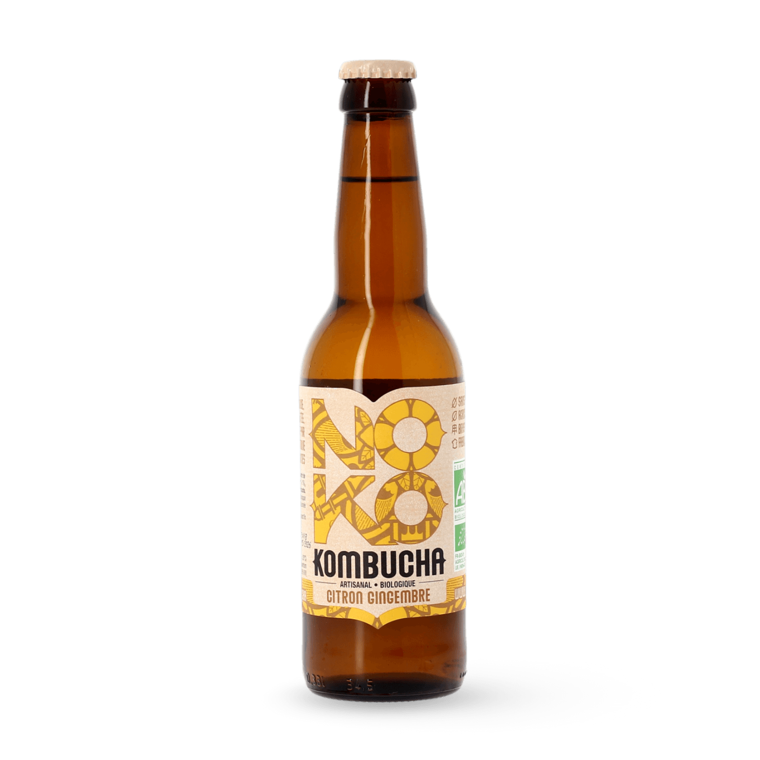 Kombucha NOKO Citron Gingembre