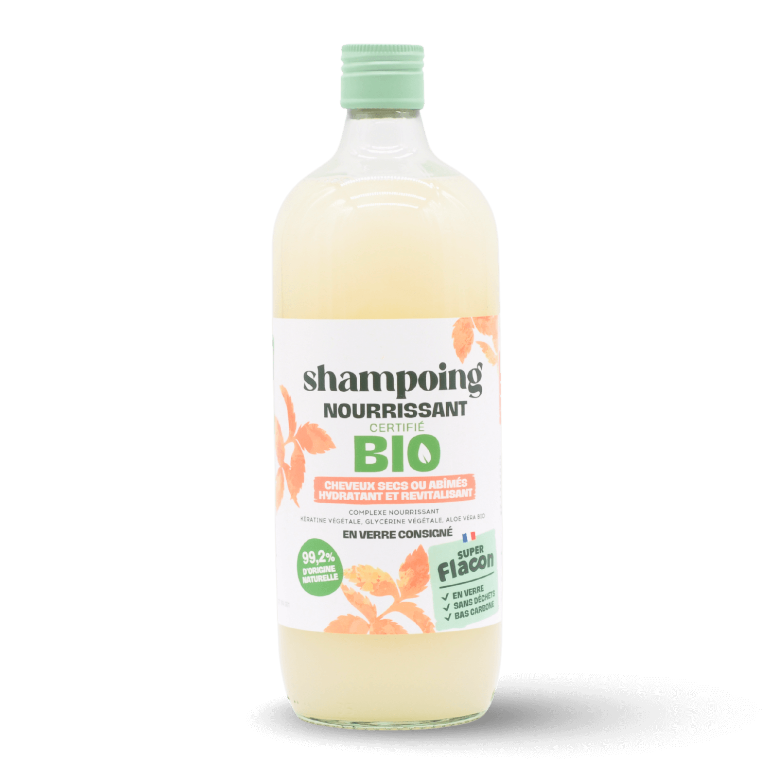 Shampooing nourrissant cheveux secs ou abîmés