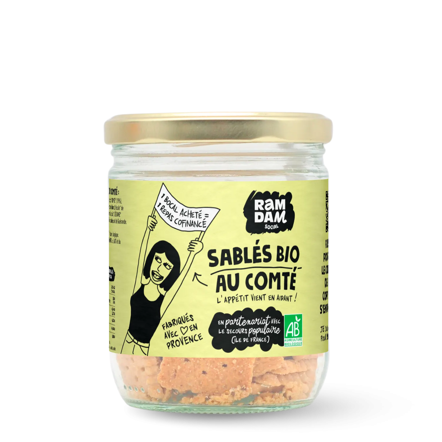 Sablé comté graine de sésame
