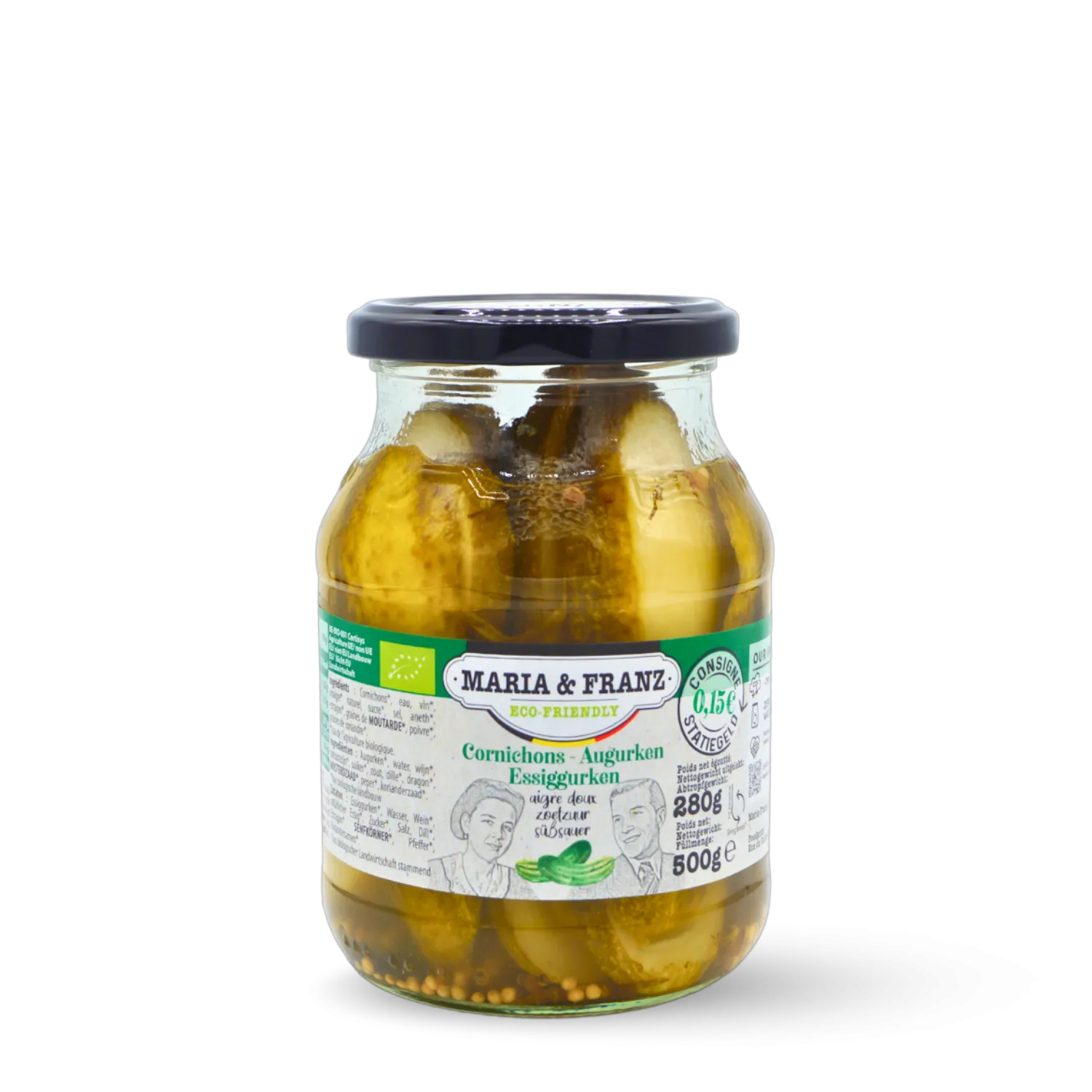 Cornichons en tranches sweet & sour