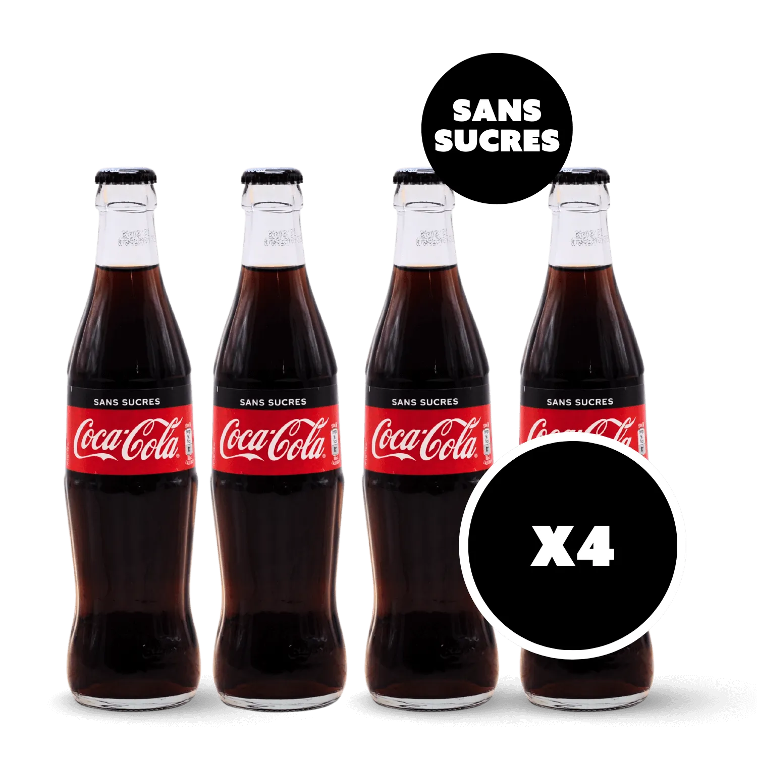 Pack 4 x Coca-Cola Zéro
