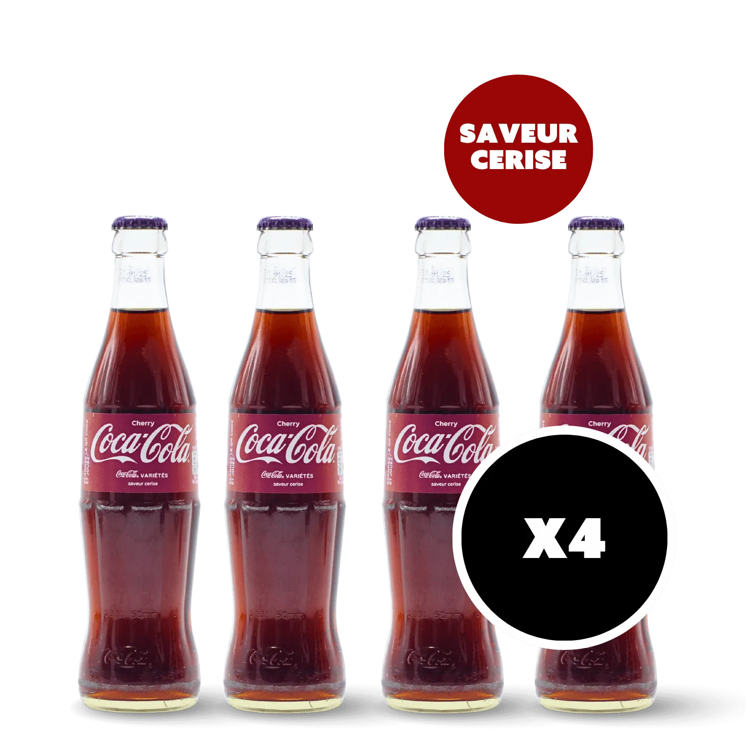 Pack 4 x Coca-Cola Cherry