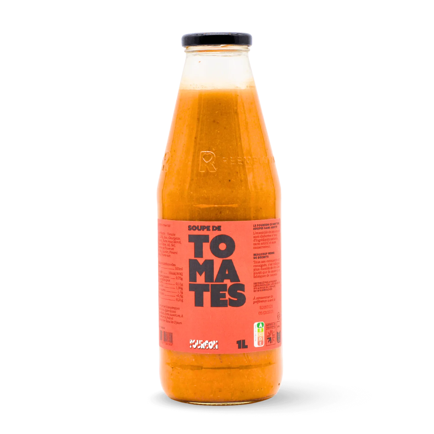 Soupe de tomates aux herbes de Provence