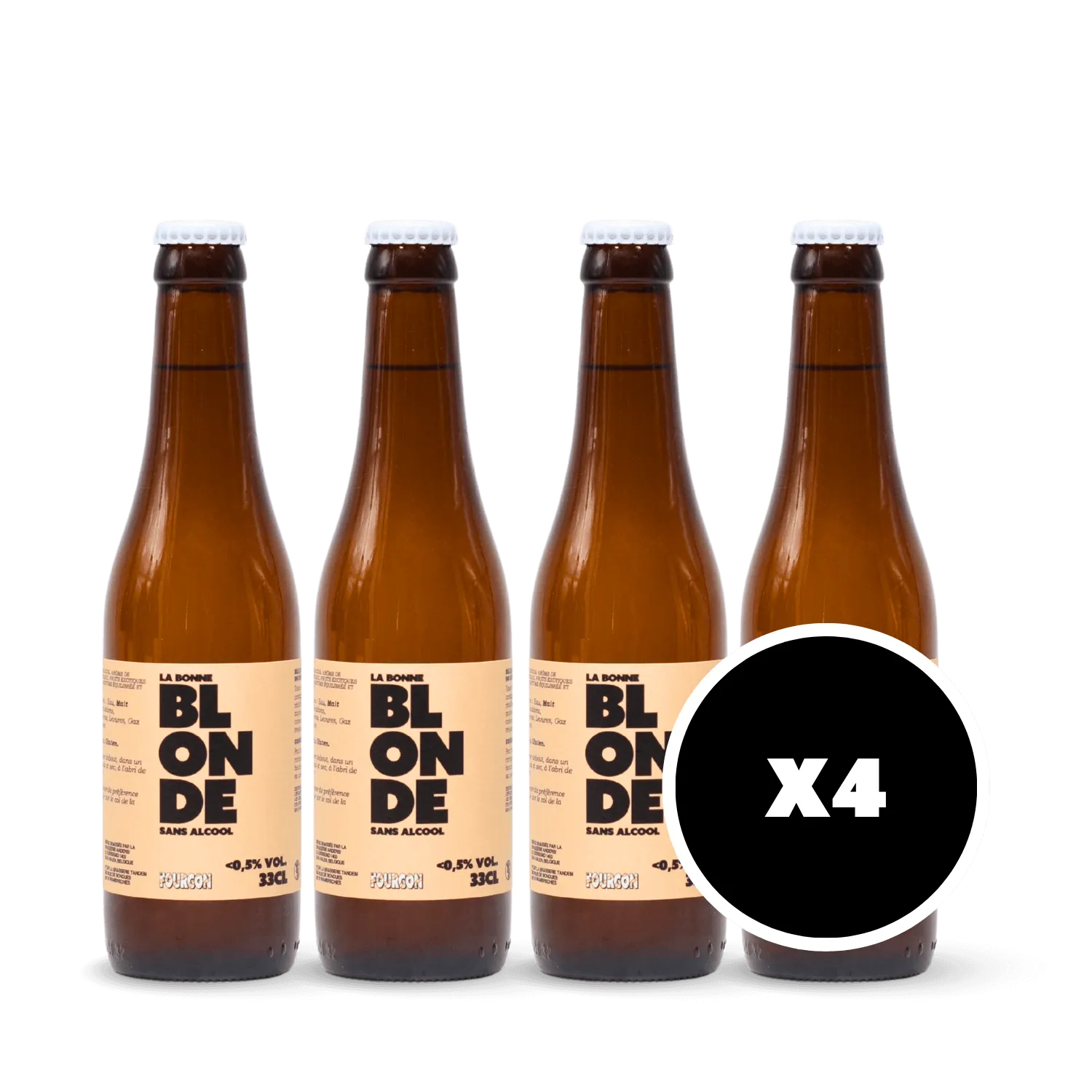Pack 4 x La Bonne Blonde Sans Alcool
