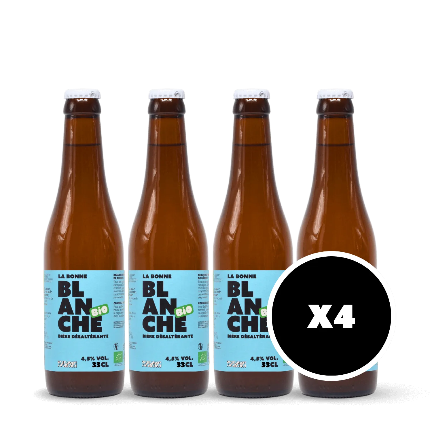 Pack 4 x La Bonne Blanche