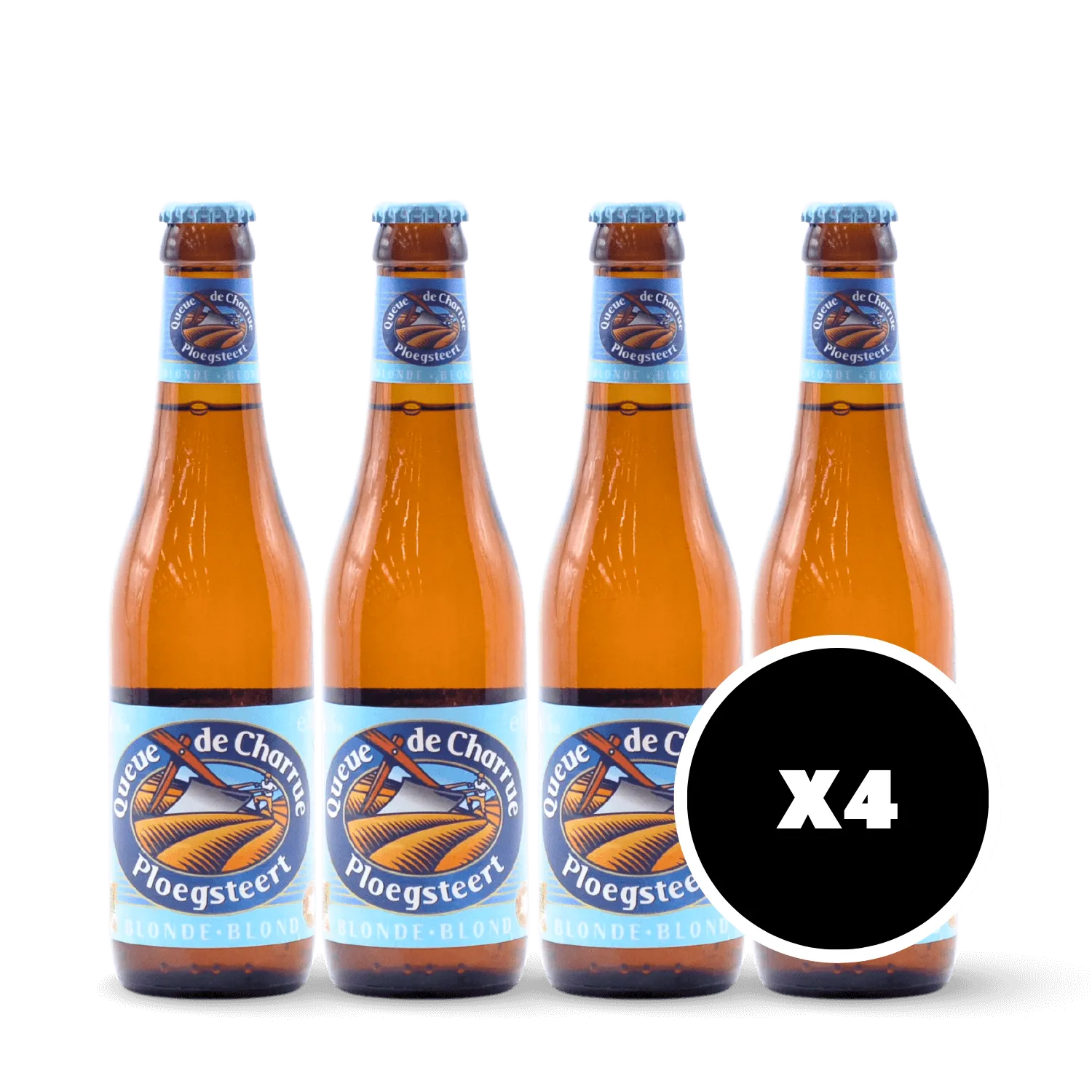 Pack 4 x Queue de Charrue Blonde