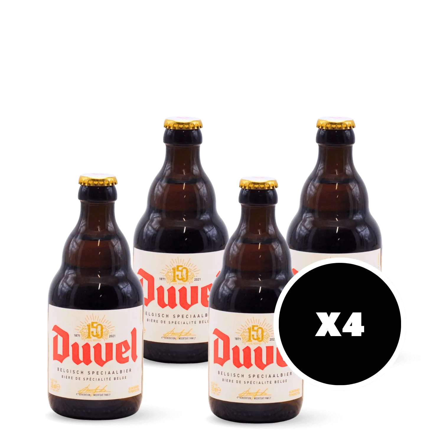 Pack 4 x Duvel Blonde
