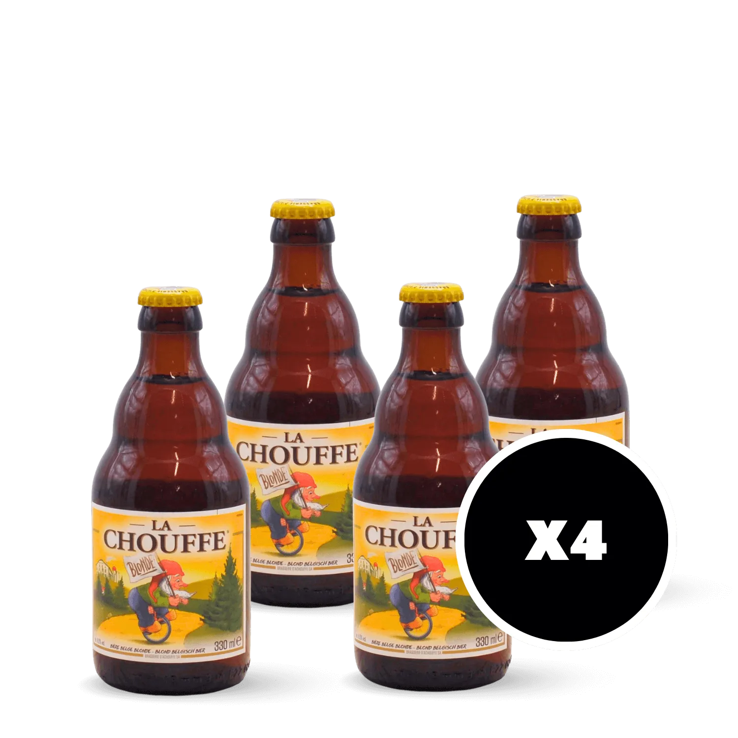 Pack 4 x La Chouffe Blonde