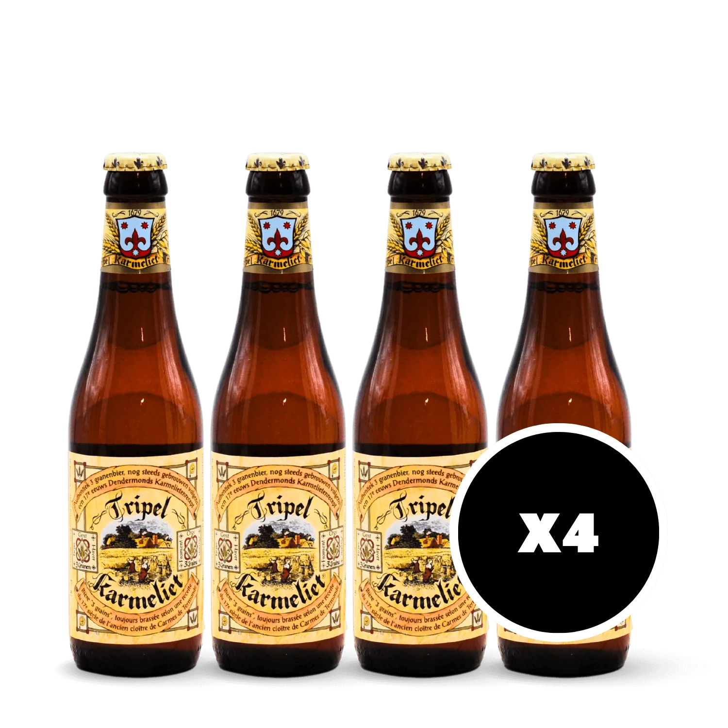 Pack 4 x Tripel Karmeliet