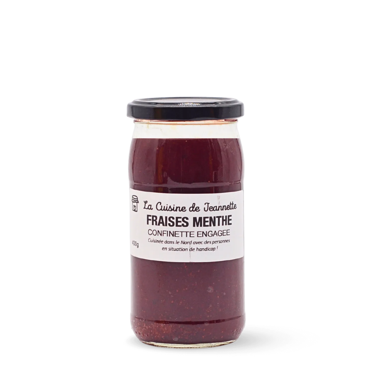 Confiture fraise menthe