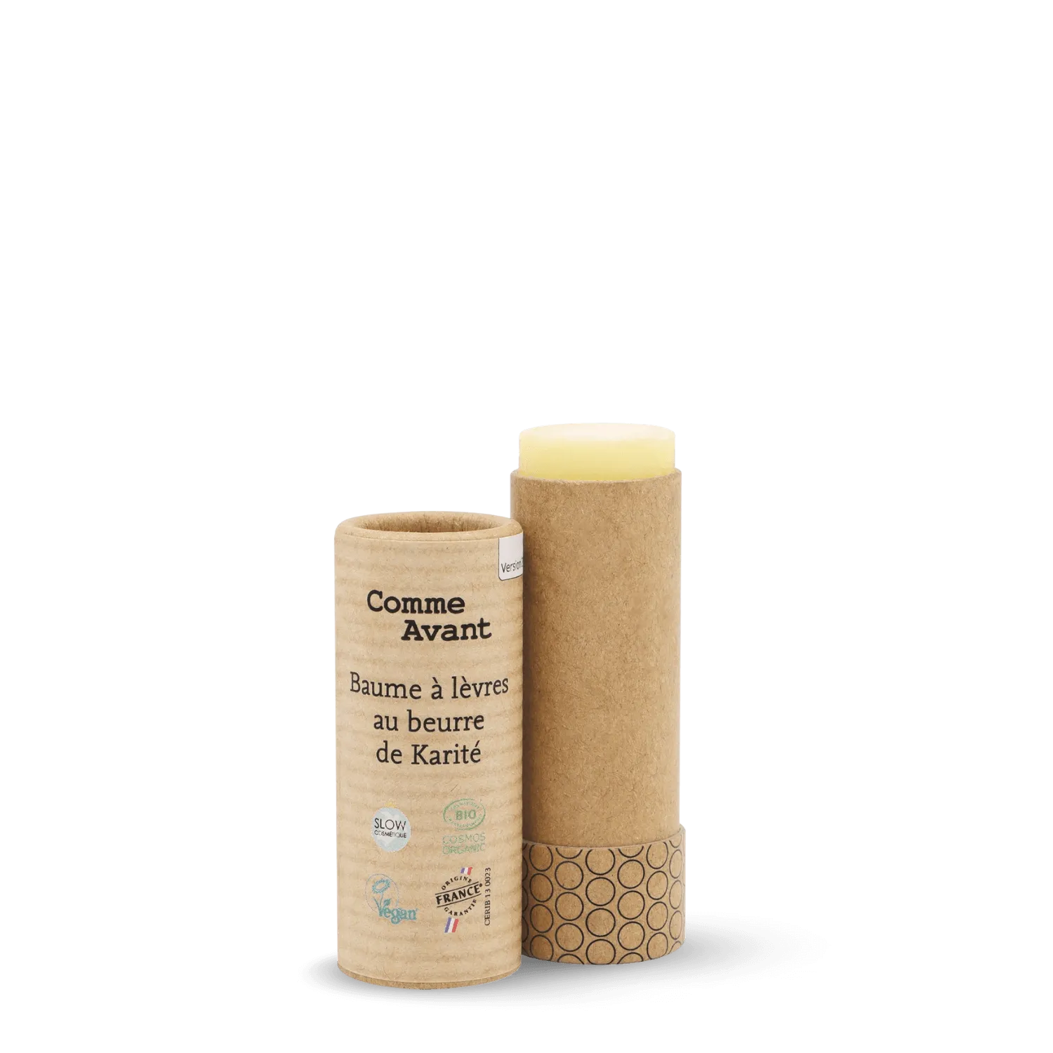 Baume à lèvres en stick carton au beurre de karité
