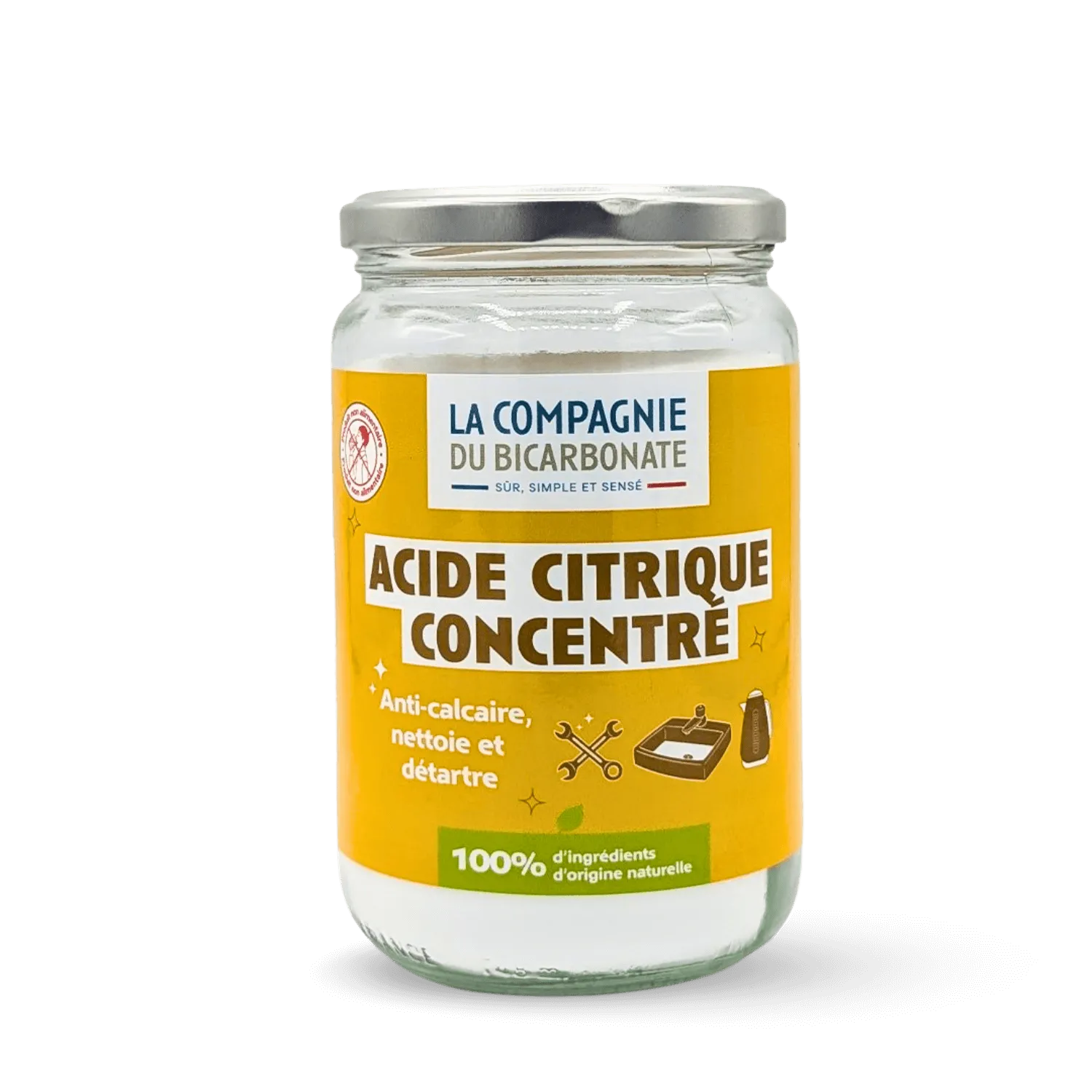 Acide citrique ménager