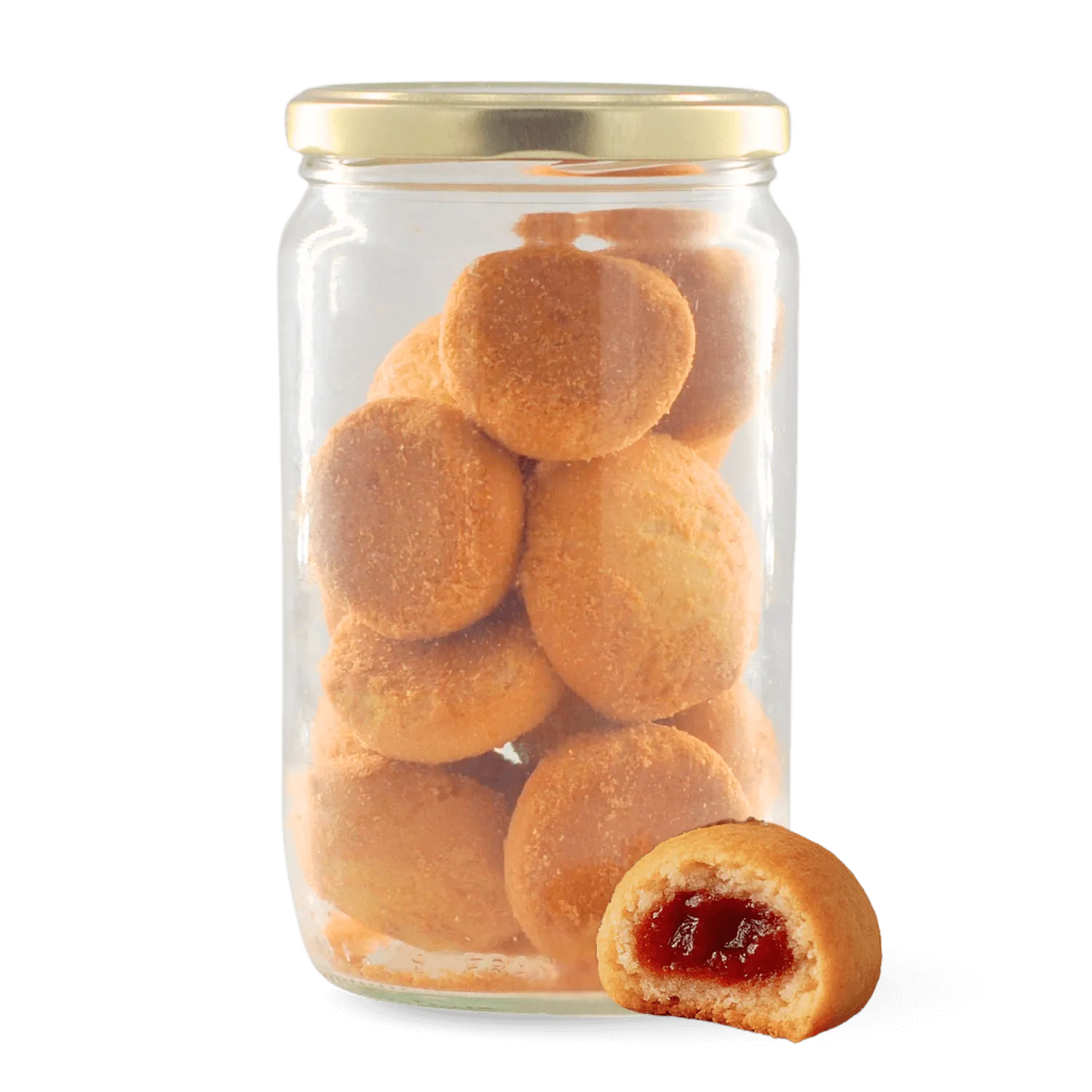 Biscuits fourrés à la framboise