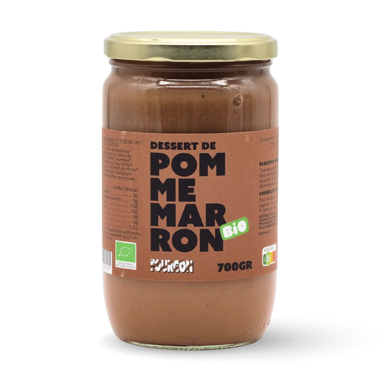 Dessert pomme crème de marron