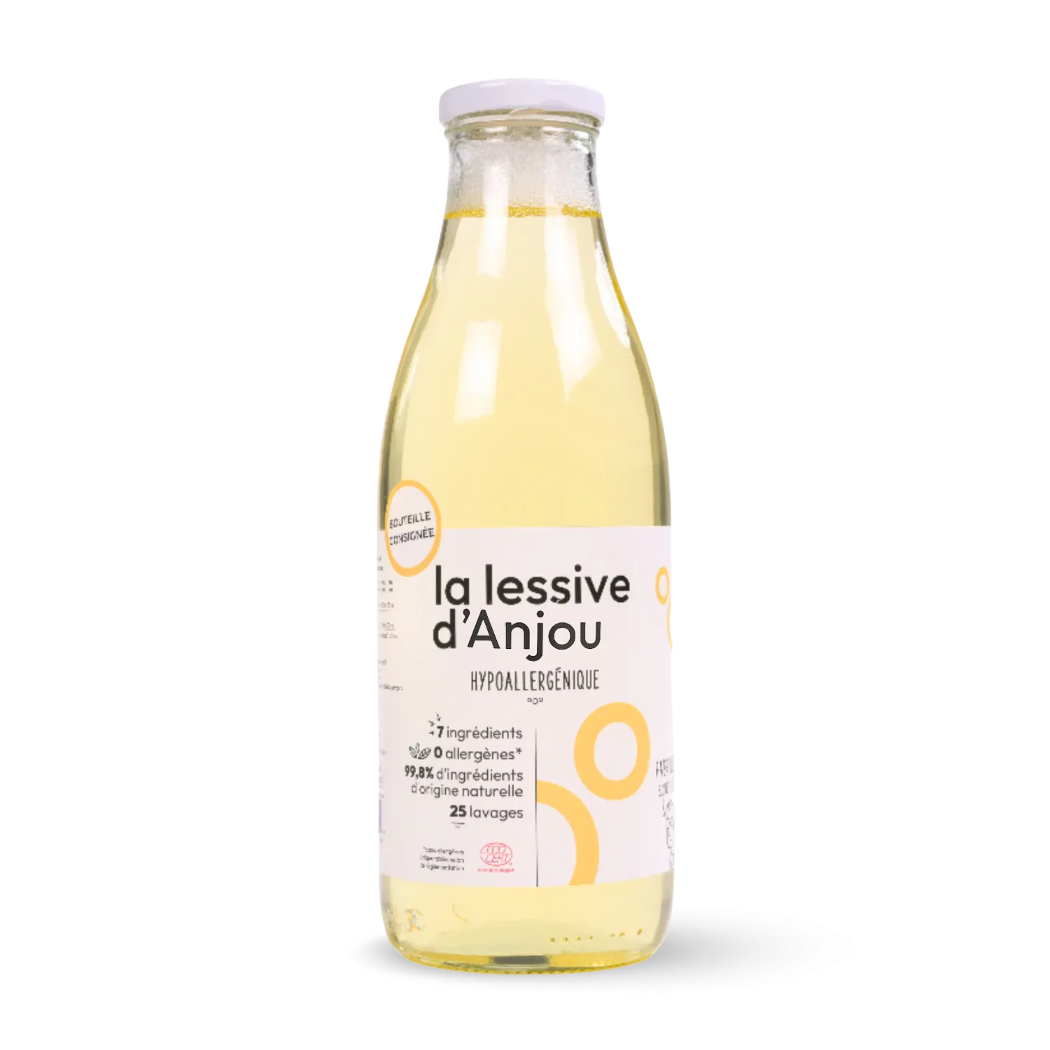 Lessive d'Anjou hypoallergénique sans parfum