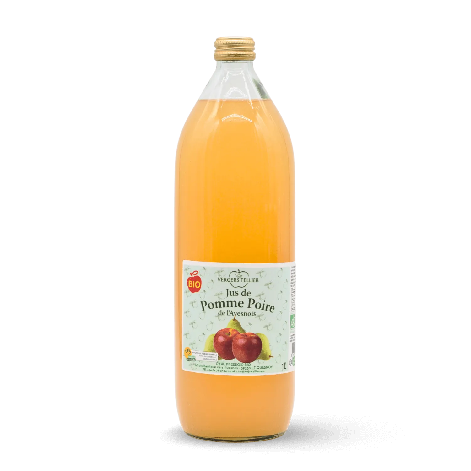 Jus de pomme poire bio