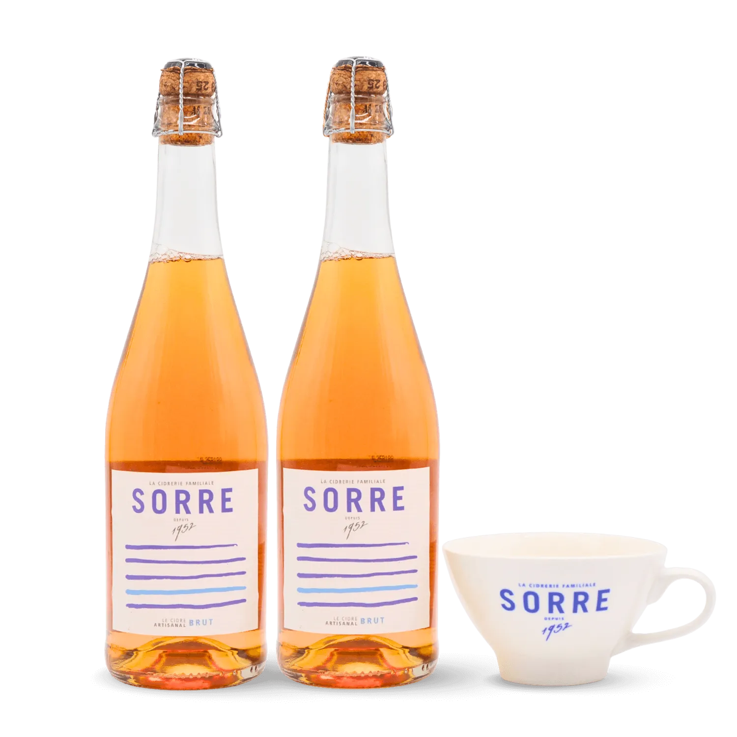 Cidres brut Sorre x2 + 1 bolée offerte