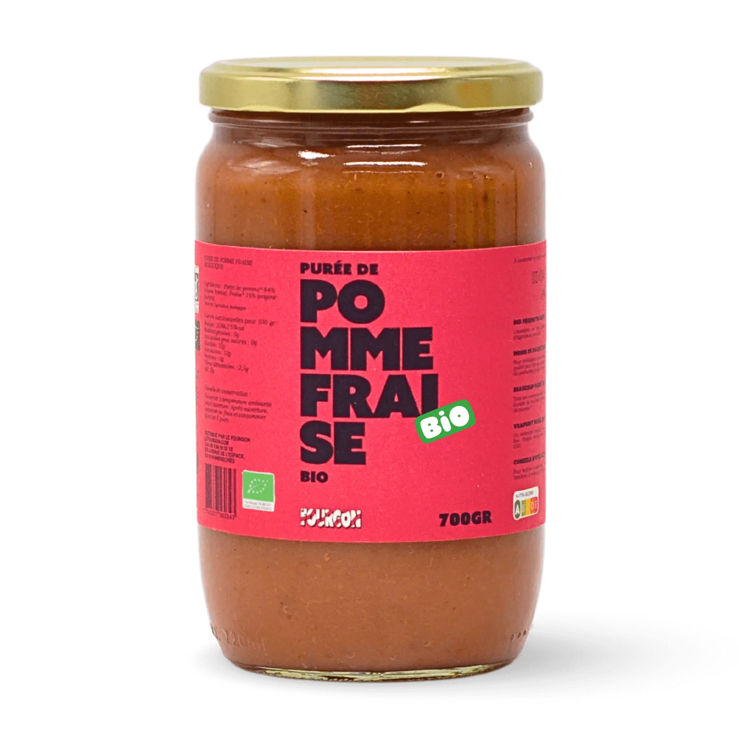 Compote pomme fraise