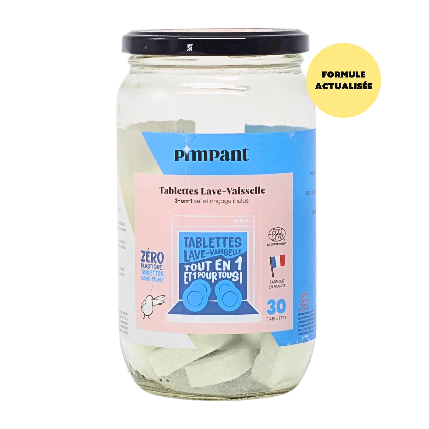 30 tablettes lave-vaisselle 3 en 1 - Formule Actualisée