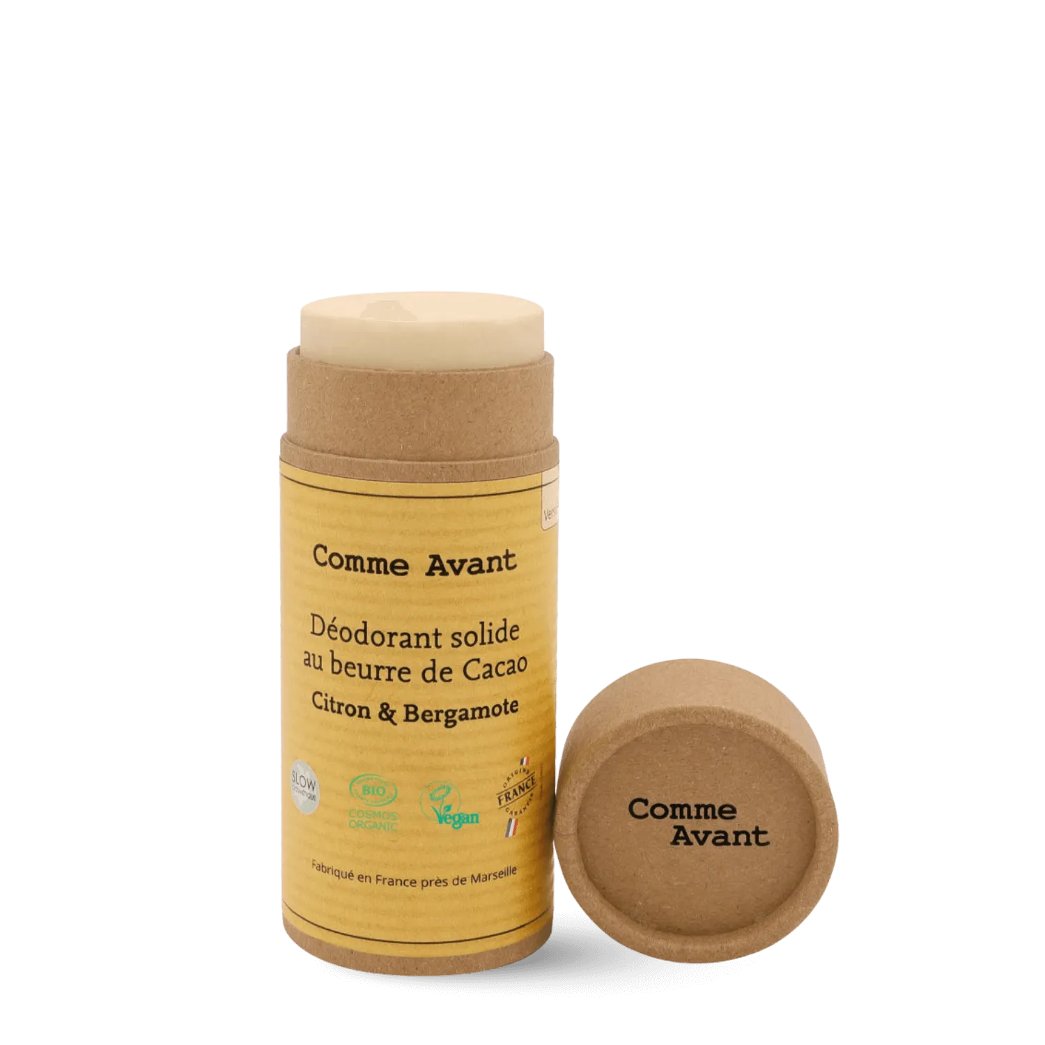 Déodorant en stick carton Citron & Bergamote