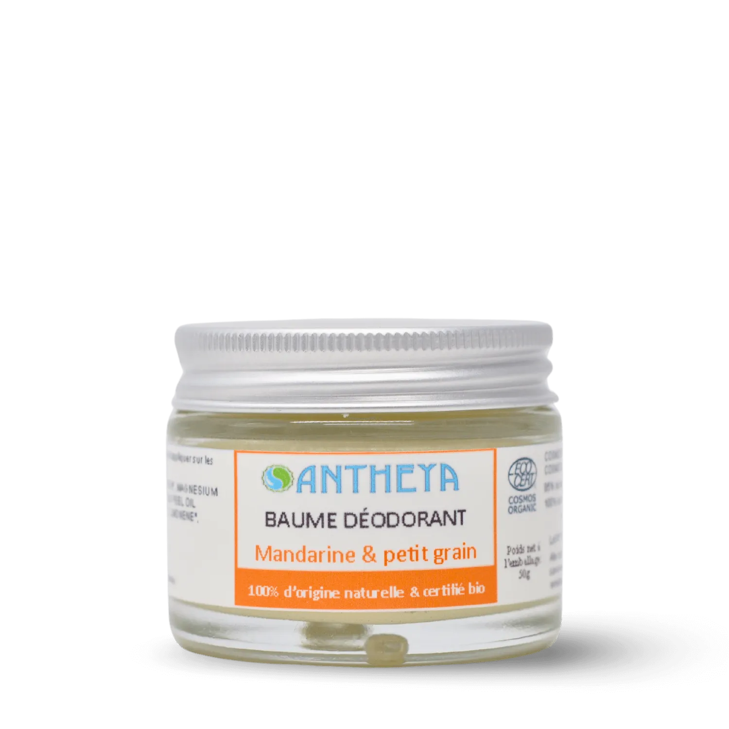 Baume déodorant Mandarine & Petit grain peaux sensibles