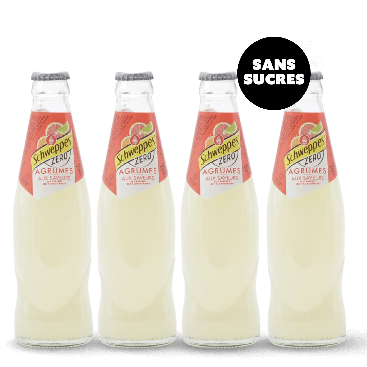 Schweppes Agrumes Zéro x4