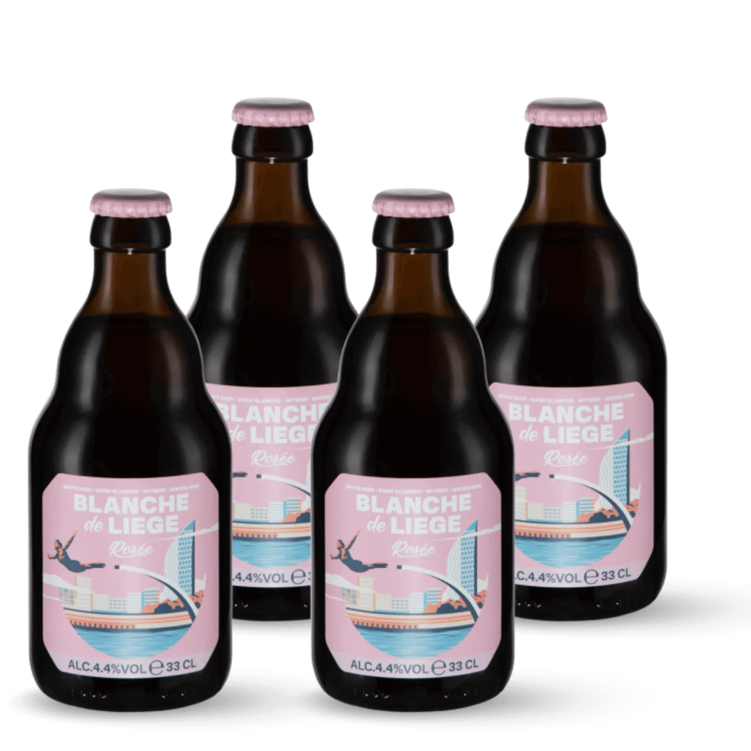 Blanche de Liège Rosée x4