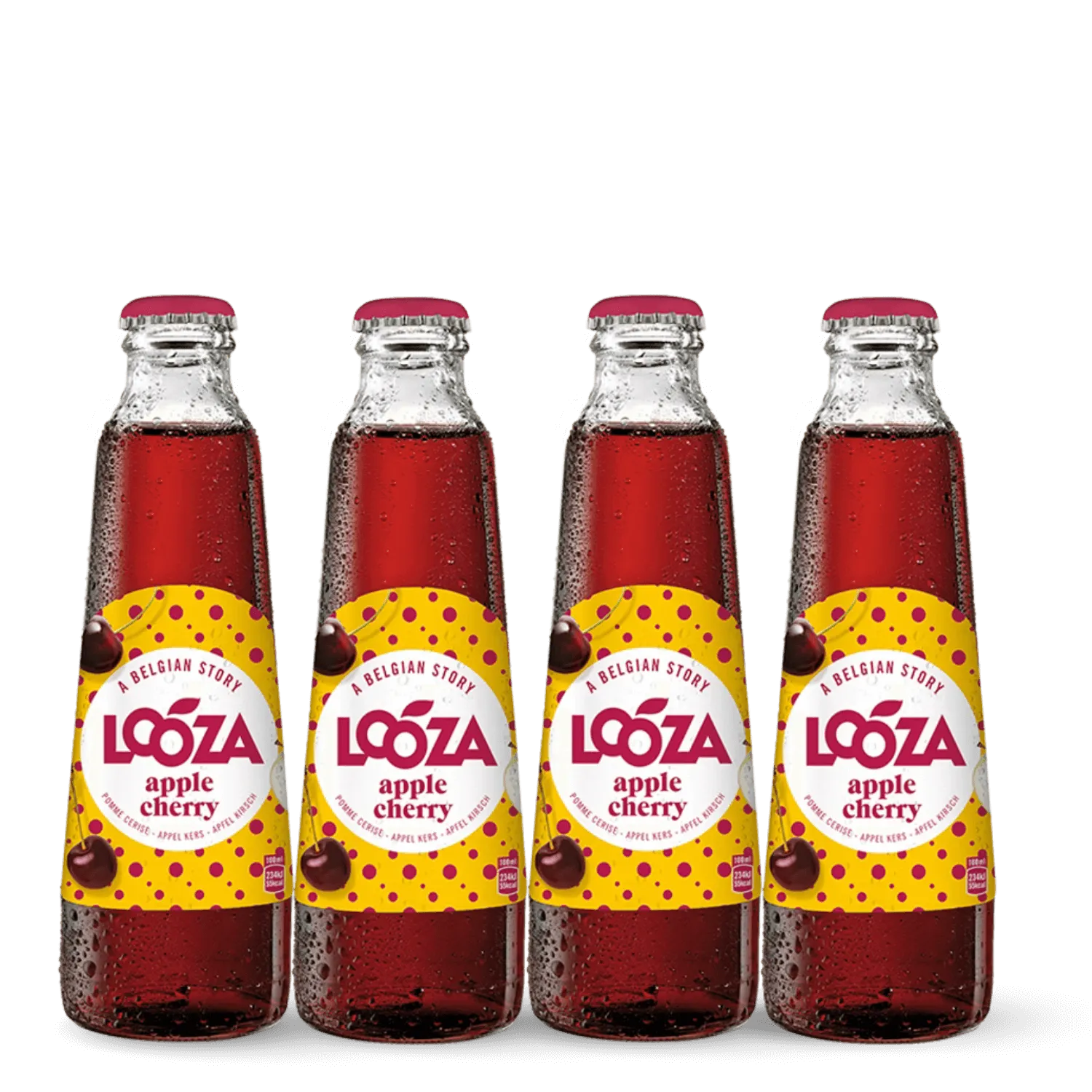 Jus de pomme cerise x4