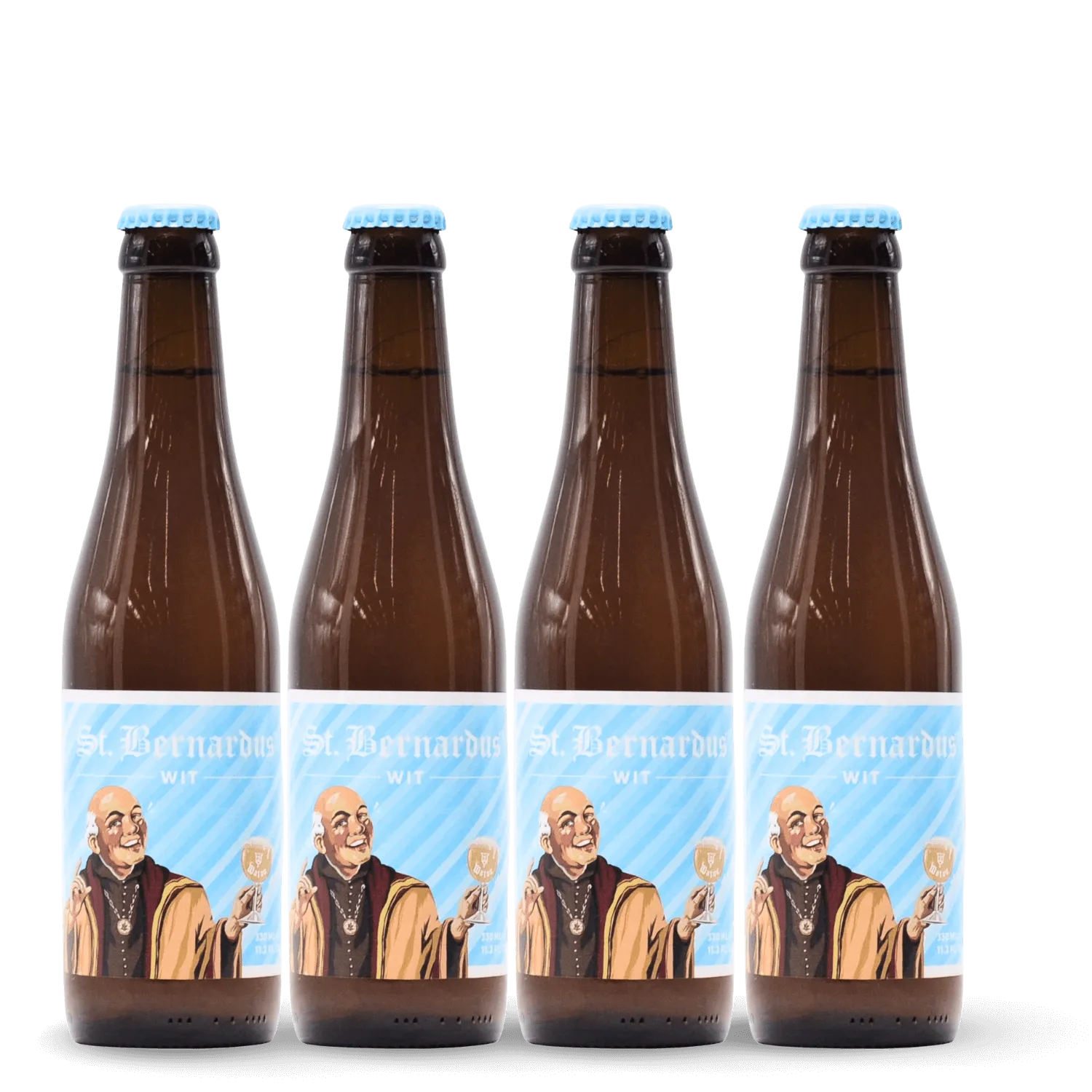 Saint Bernardus Wit x4
