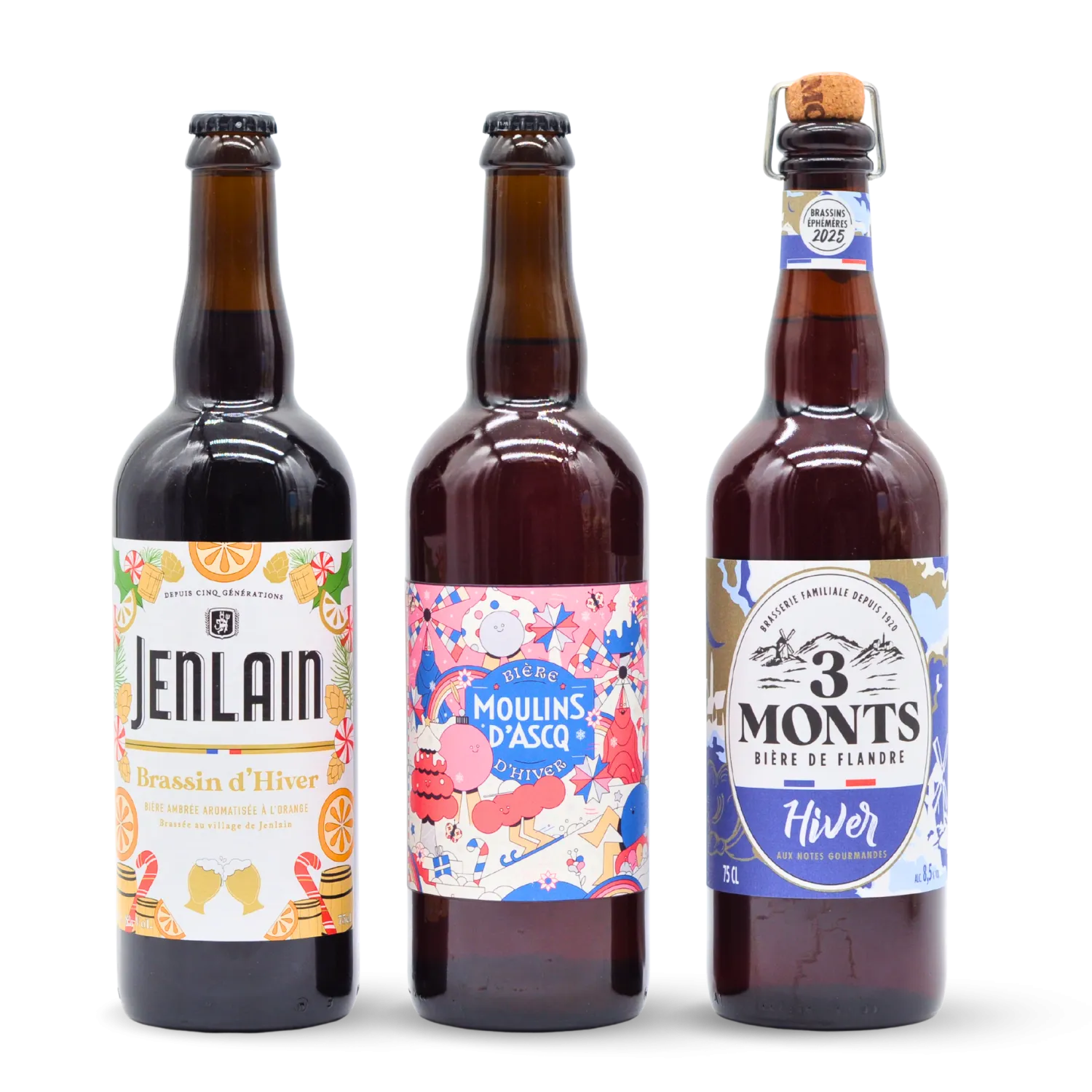 Pack 3 Monts, Jenlain et Moulins d'Ascq d'Hiver