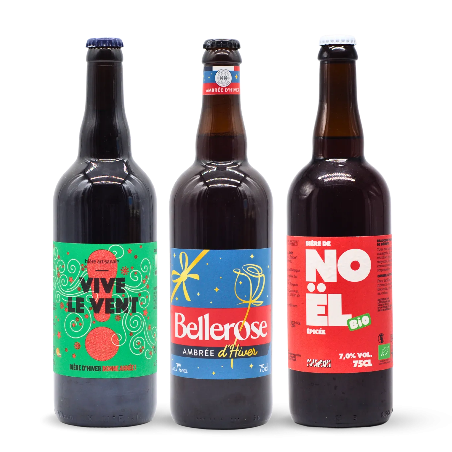 Pack Bellerose, Tandem et La Bonne Bière de Noël