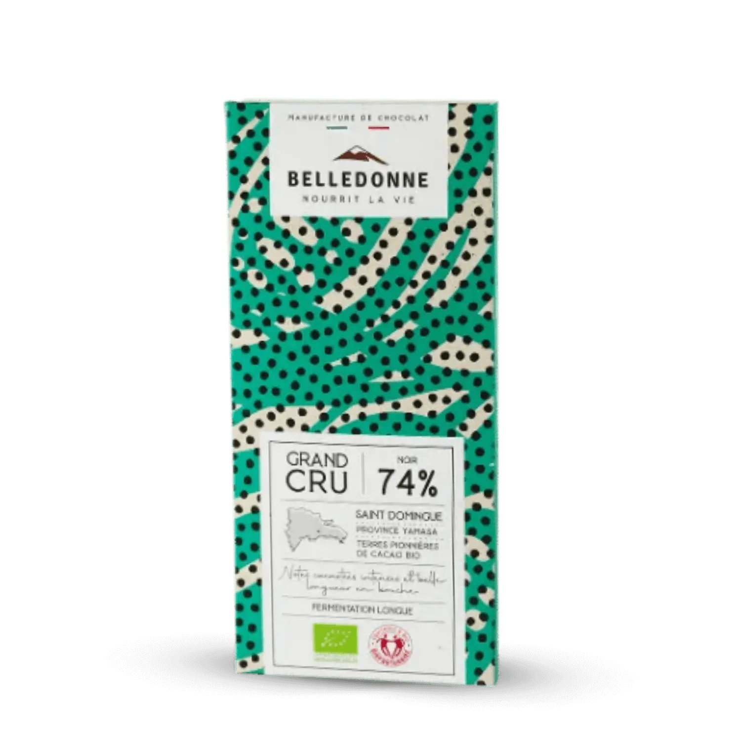 Tablette chocolat noir 74% - St Domingue