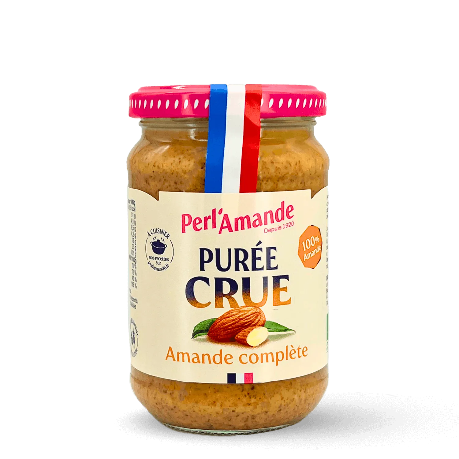 Purée crue d'amandes complètes