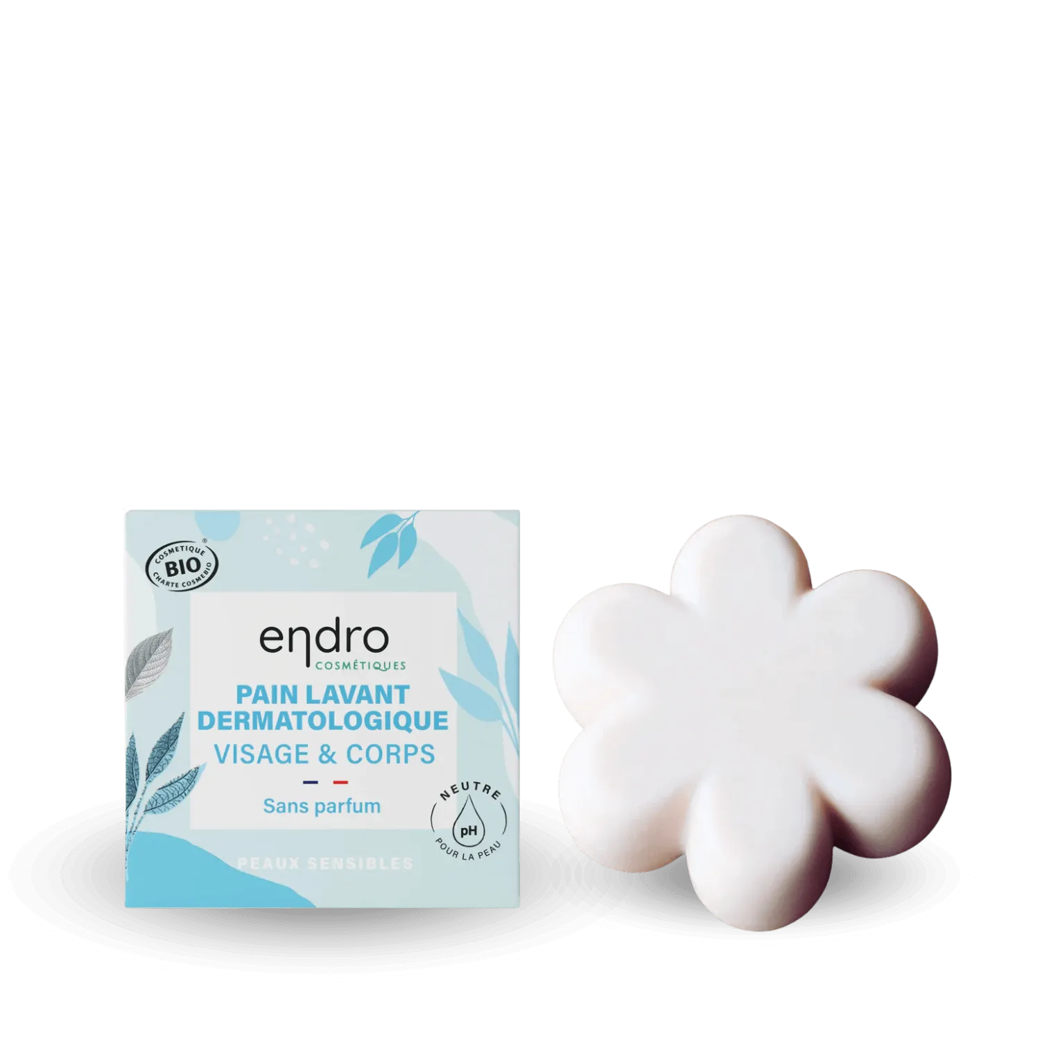 Pain lavant dermatologique bio - Sans parfum