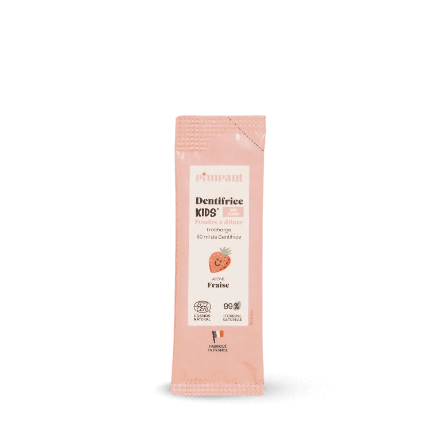 Dentifrice fraise enfants poudre - recharge