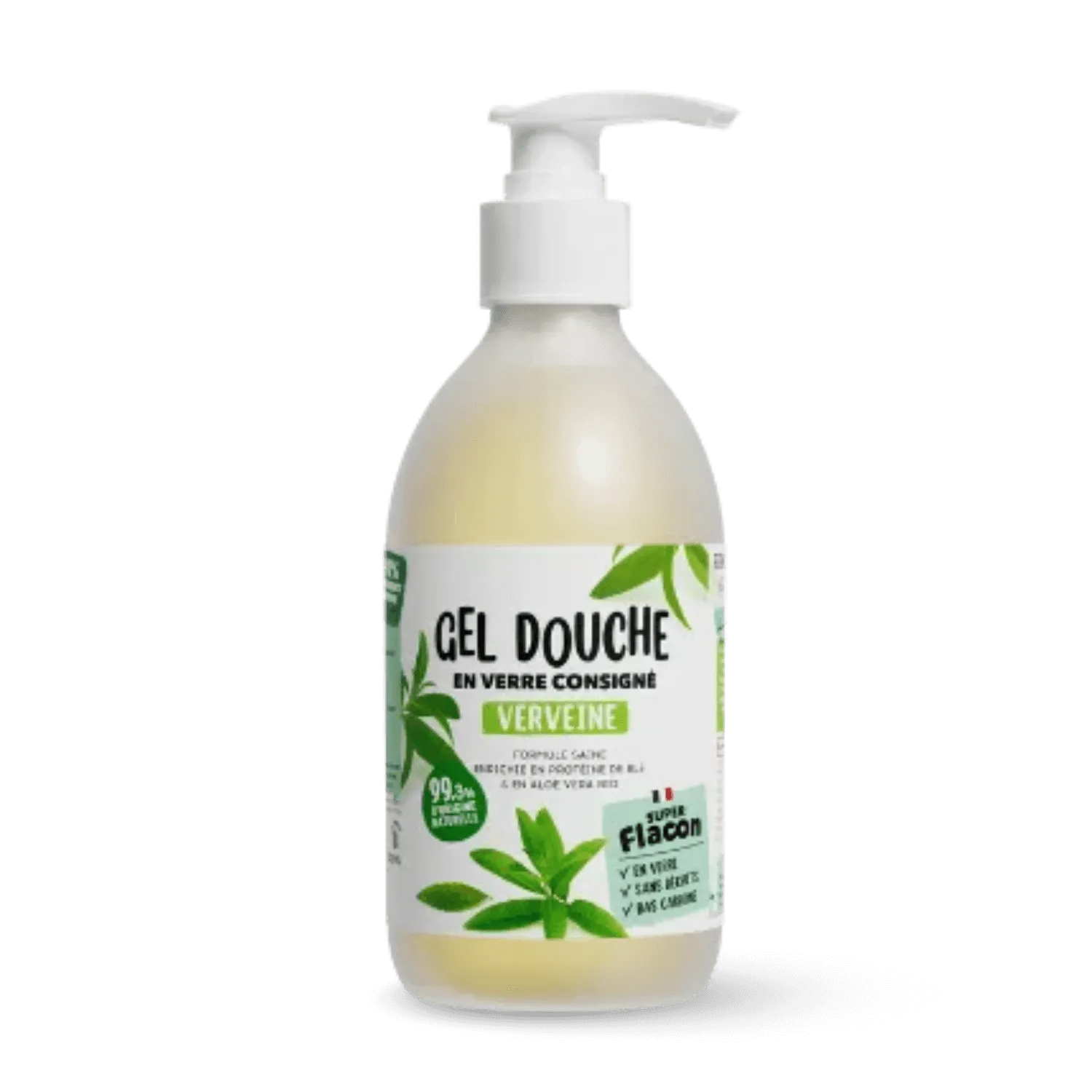 Gel douche et cheveux verveine (flacon sécurisé)