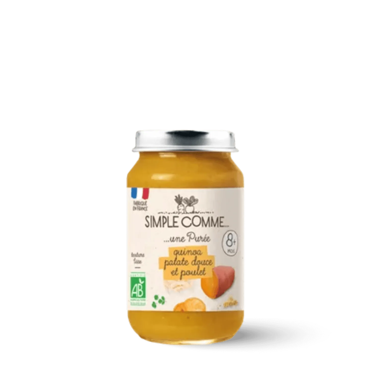 Purée quinoa patate douce et poulet dès 8 mois bio