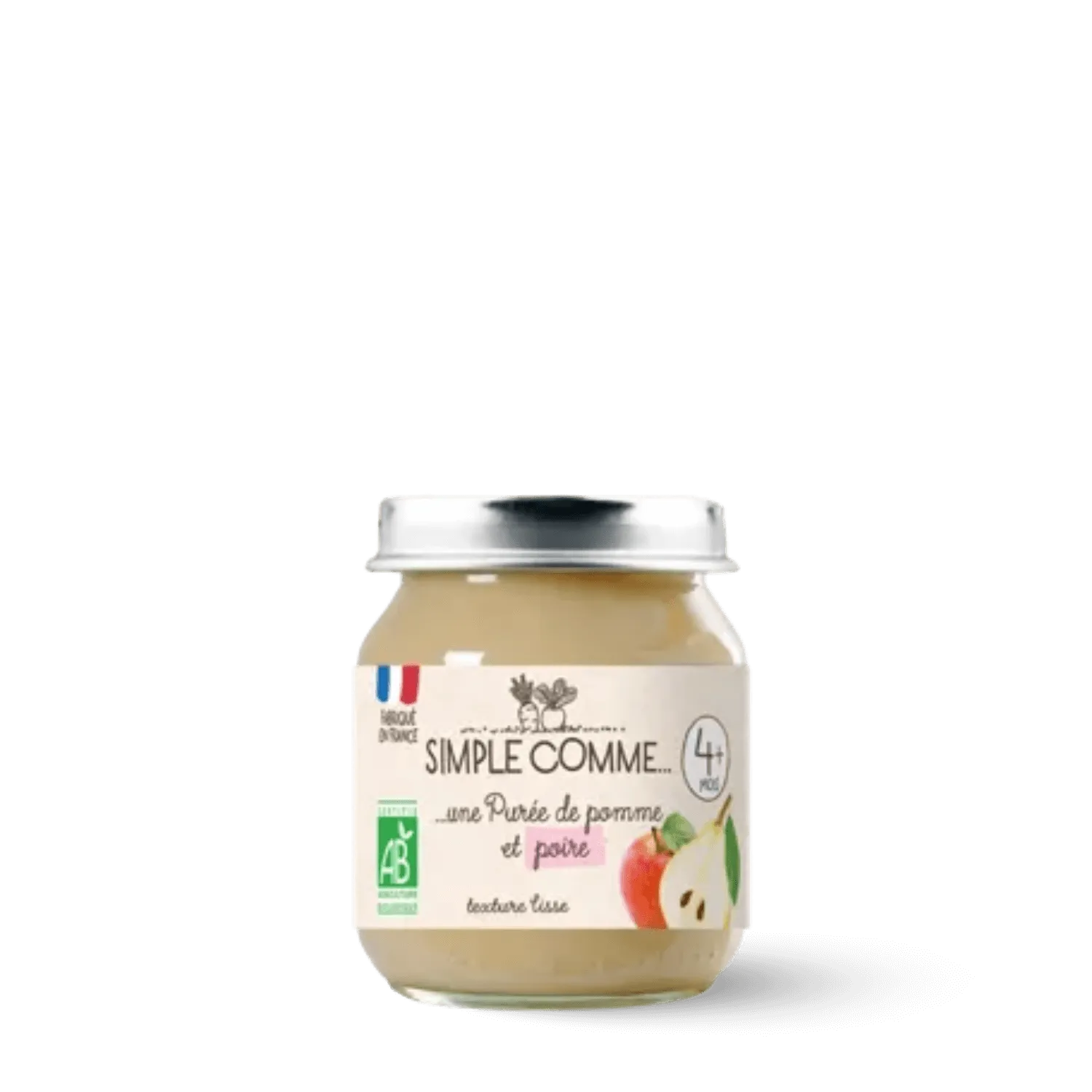 Purée pomme et poire dès 4 mois bio