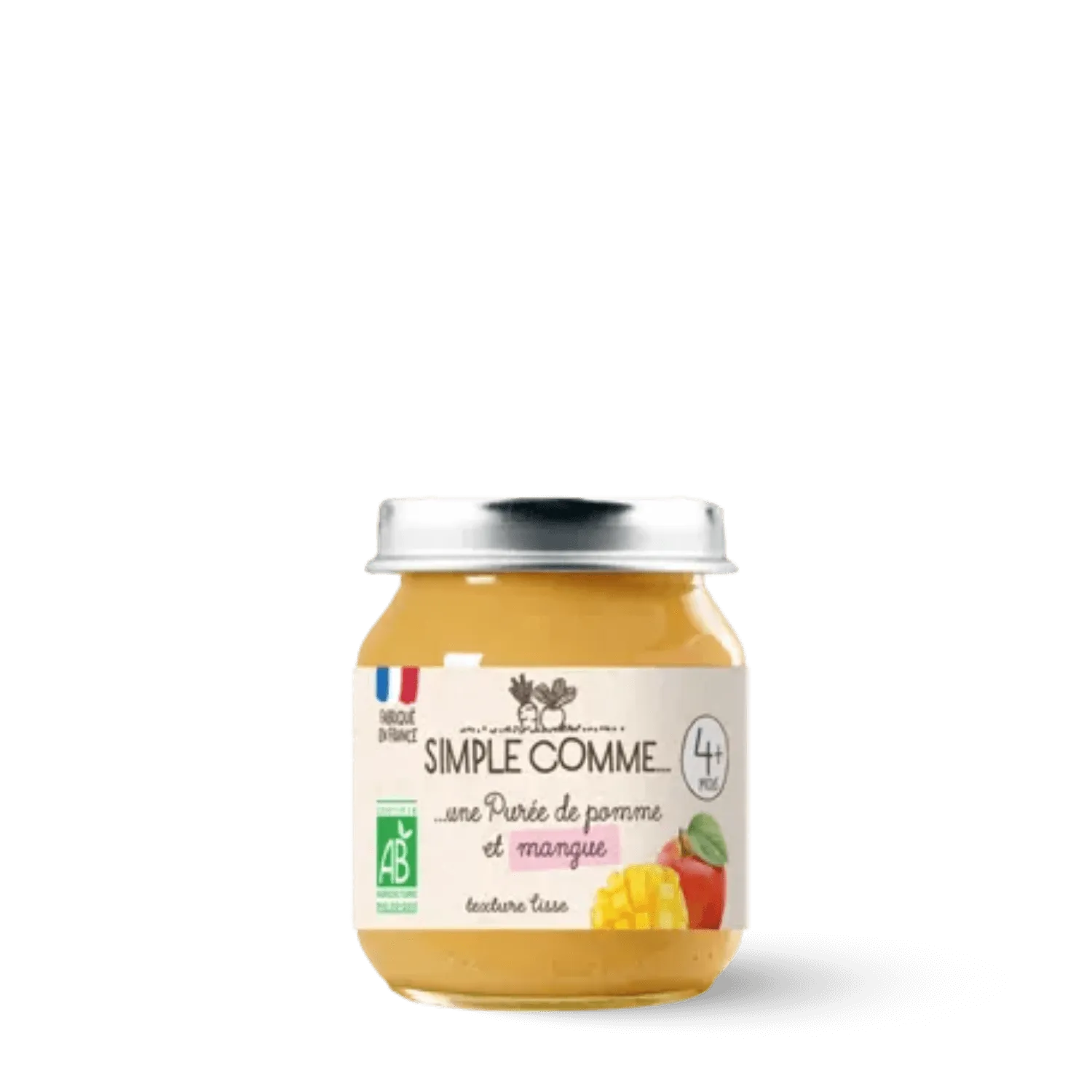 Purée pomme et mangue dès 4 mois bio