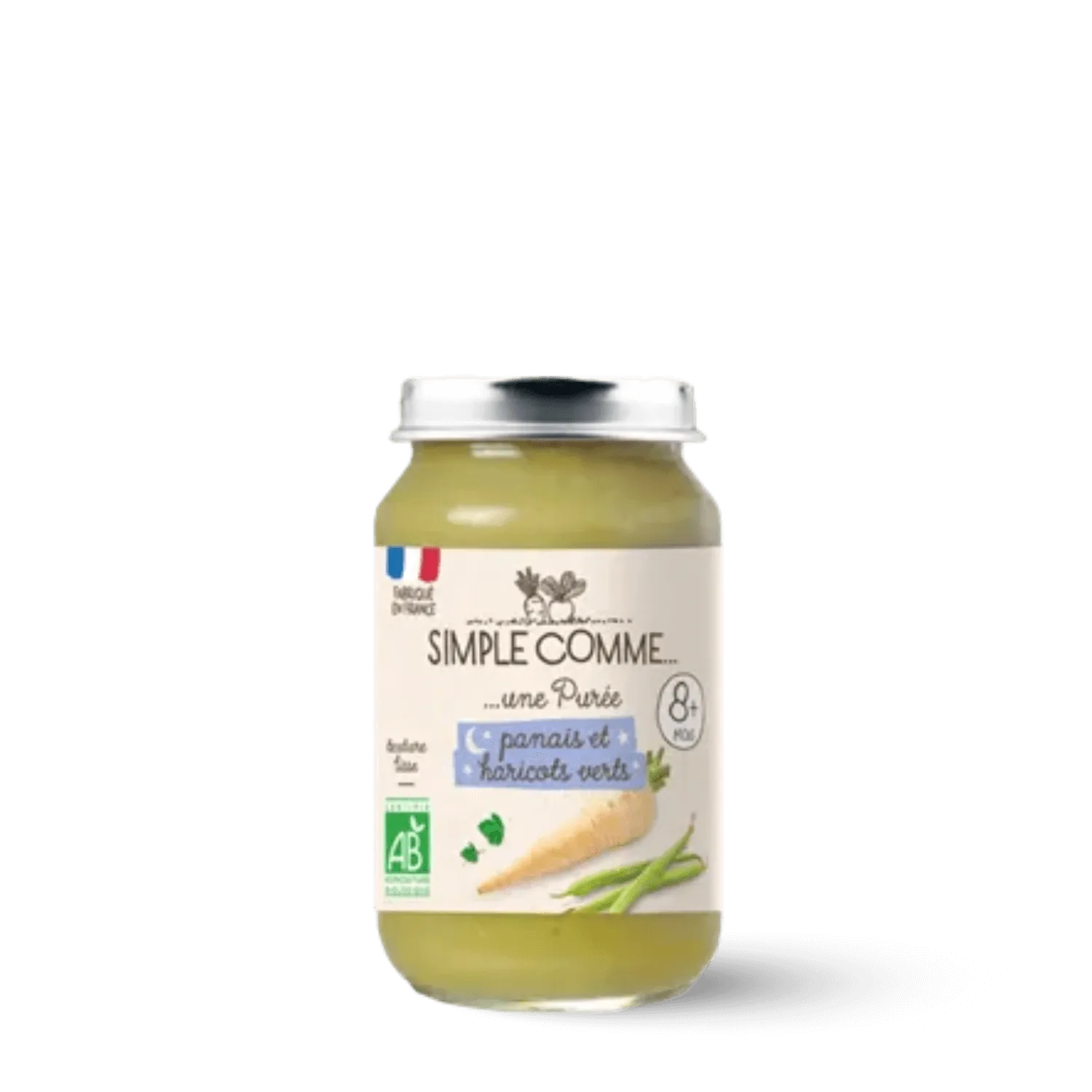 Purée panais et haricots verts dès 8 mois bio