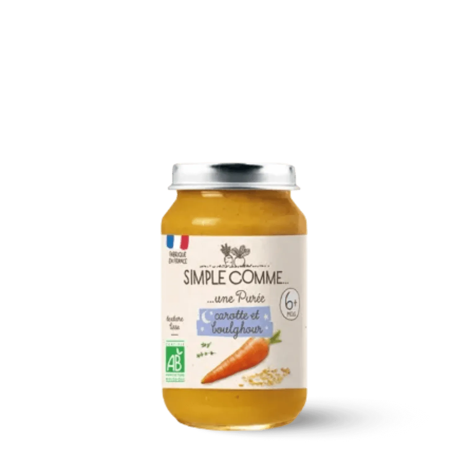 Purée de carotte et boulghour dès 6 mois bio