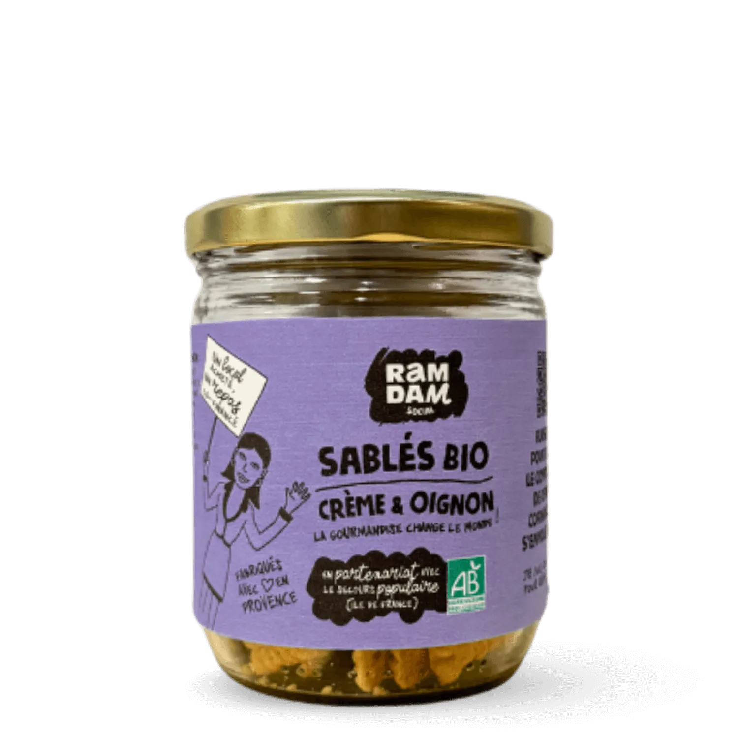 Sablés crème et oignon